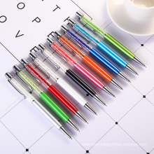 Customized Logo Crystal Diamond Pen Printed Cute Crystal Diamond Pen Pink Crystal Promotional Diamond Pen